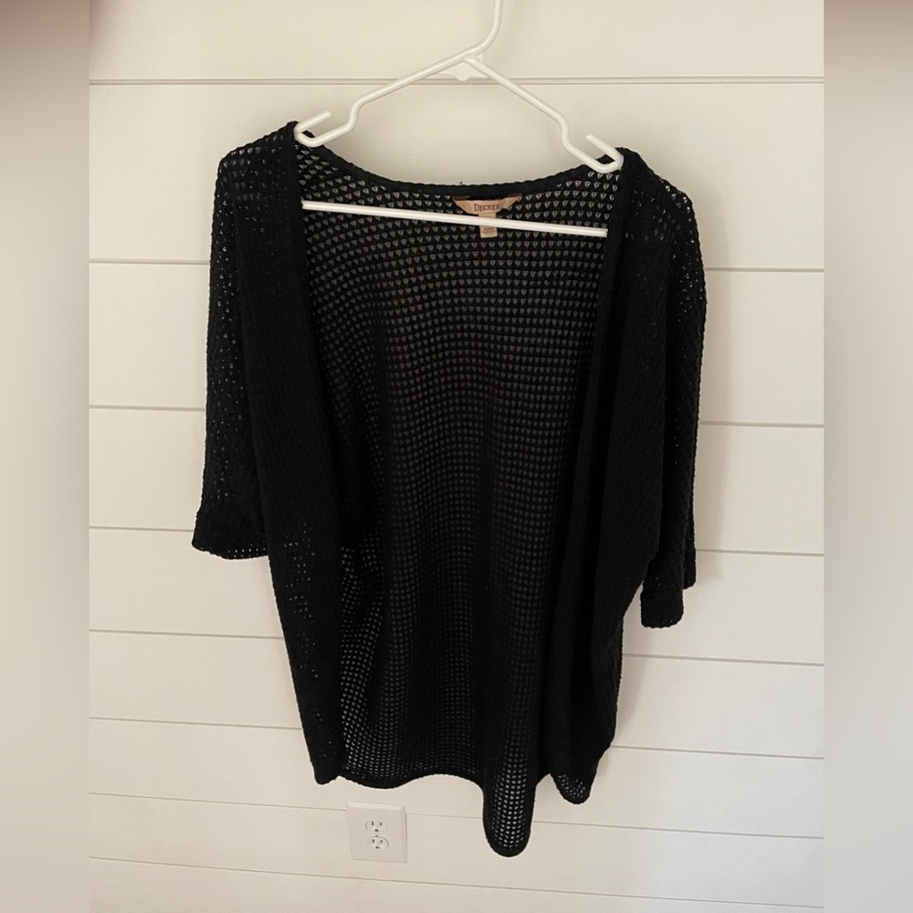Long Black Cardigan